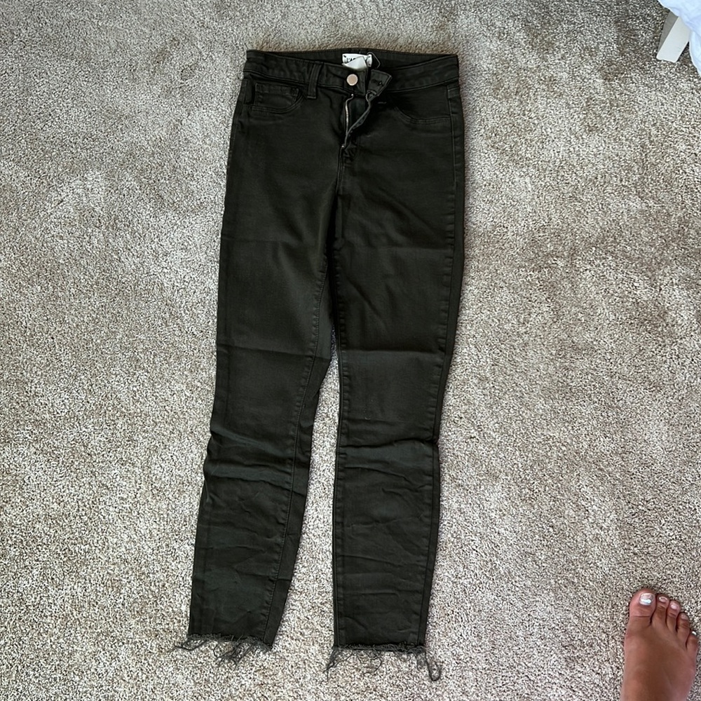 L’agence Ankle Army Green jeans